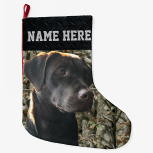 Tarnungs-Jagd-Hundehaustier oder -jäger Großer Weihnachtsstrumpf