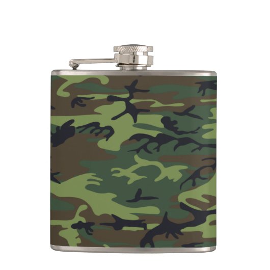 Tarnungs-Muster Flachmann (Vorderseite)