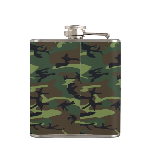 Tarnungs-Muster Flachmann (Rückseite)