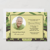 Tarnungs-Rahmen - Foto-Militär-Einladung Einladung (Vorderseite)