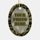 Tarnungs-Rahmen-Verzierung (2-sided) Keramik Ornament (Hinten)