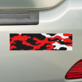 Tarnungs-Rot-Muster Autoaufkleber (Auf Auto)