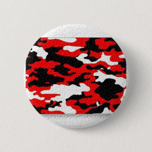 Tarnungs-Rot-Muster Button