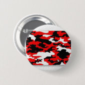 Tarnungs-Rot-Muster Button (Vorne & Hinten)