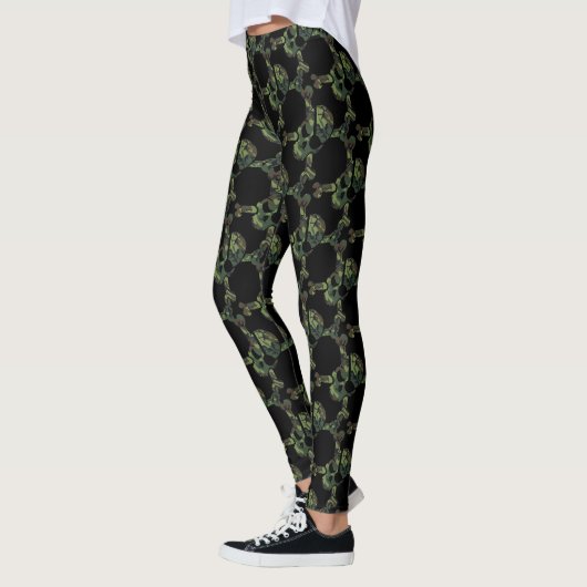 Tarnungs-Schädel Leggings (Links)