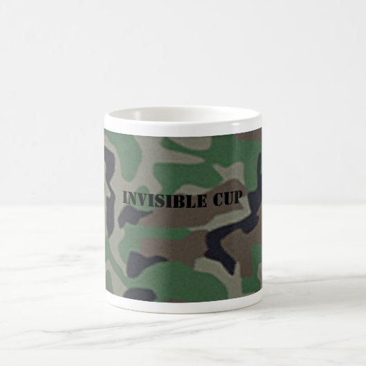 Tarnungs-unsichtbare Kaffeetasse (Mittel)
