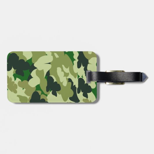 Tarnungsdruckmuster Gepäckanhänger (Rückseite horizontal)