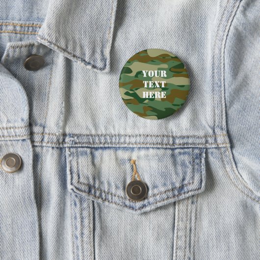 Tarnungsfarbmusterentwurf knöpft | Camouflage Button (Beispiel)