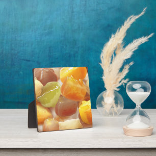 Taro Ball Dessert Illustration Fotoplatte