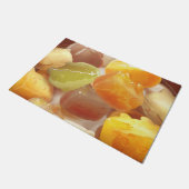 Taro Ball Dessert Illustration Fußmatte (Schrägansicht)