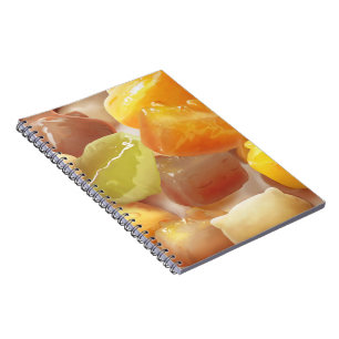 Taro Ball Dessert Illustration Notizblock