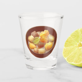 Taro Ball Dessert Illustration Schnapsglas