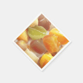 Taro Ball Dessert Illustration Serviette (Ecke)