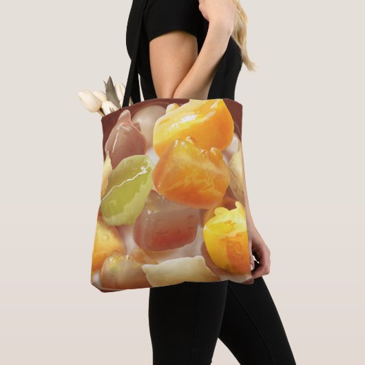 Taro Ball Dessert Illustration Tasche (Von Nahem)