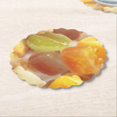 Taro Ball Dessert Illustration Untersetzer (angewinkelt)