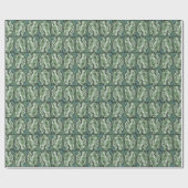 Taro Elephant Ohr Pflanze Blätter Geschenkpapier (Flach)