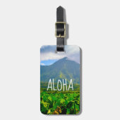 Taro Fields, Hanalei, Kauai, Hawaii Gepäckanhänger (Vorderseite vertikal)