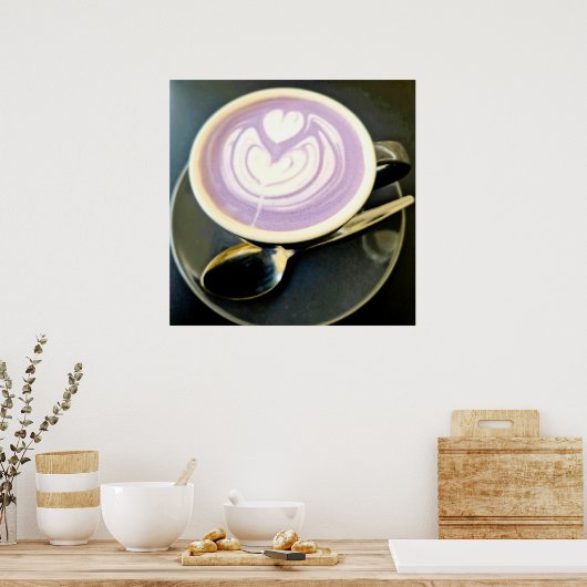 Taro latte poster (Küche)