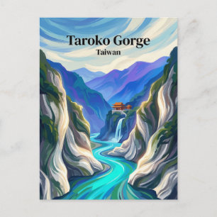 Taroko-Schlucht Taiwan Postkarte