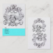 TAROT 1 Perlpapier Visitenkarte (Vorne/Hinten)