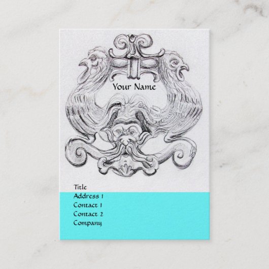 TAROT 1 Perlpapier Visitenkarte (Vorderseite)