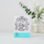 TAROT 1 Perlpapier Visitenkarte (Stehend Vorderseite)