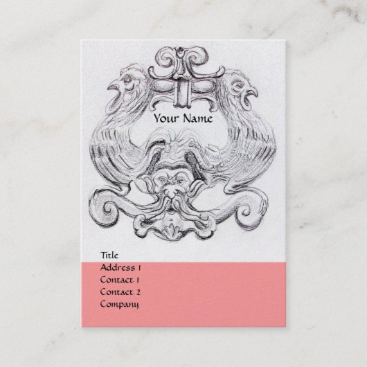 TAROT 1 Perlpapier Visitenkarte (Vorderseite)