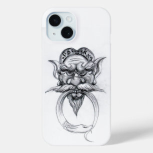 TAROT/ANTIQUE FANTASY GROTESQUE MASK Schwarz-weiß Case-Mate iPhone Hülle