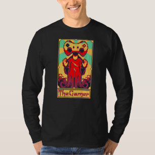 Tarot Art Gaming T-Shirt Der Gamer Konsole Retro V