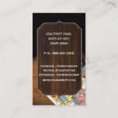 Tarot, Astrologie, Astrologer Visitenkarte (Rückseite)