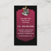 Tarot, Astrologie, Astrologer Visitenkarte (Rückseite)