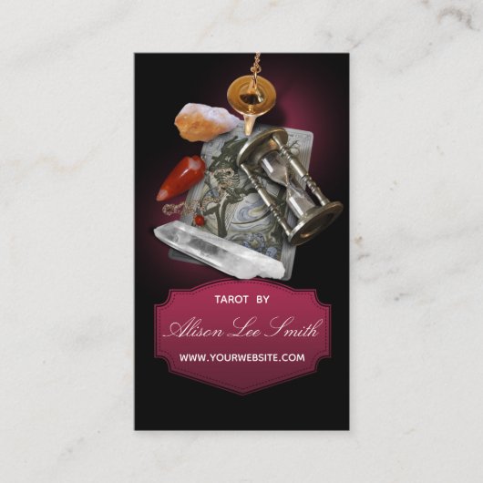 Tarot, Astrologie, Astrologer Visitenkarte (Vorderseite)