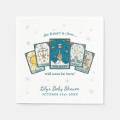 Tarot Baby Boy Baby Shower Paper Napkin Serviette (Vorderseite)