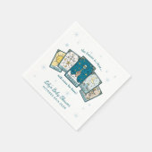 Tarot Baby Boy Baby Shower Paper Napkin Serviette (Ecke)