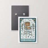 Tarot Baby Dusche Big Brother Button (Vorderseite/Rückseite)