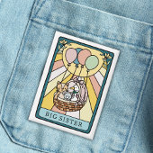 Tarot Baby Dusche Big Sister Button