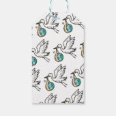 Tarot Baby Dusche Die Welt Danke, dass Sie für Geschenkanhänger (Rückseite)