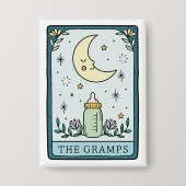 Tarot Baby Dusche Großvater Button (Vorderseite)