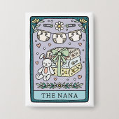 Tarot Baby Dusche Nana Großmutter Button (Vorderseite)