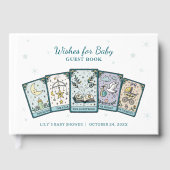 Tarot Baby Dusche Wünsche für Baby Gästebuch (Vorderseite)
