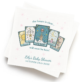 Tarot Baby Girl Baby Shower Paper Napkin Serviette