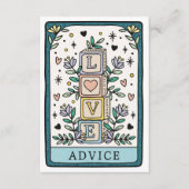 Tarot Babyduschberatung und Wunschkarte Hinweiskarte (Vorderseite)