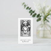 Tarot Bäcker Konditor Visitenkarte (Stehend Vorderseite)