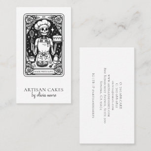 Tarot Bäcker Konditor Visitenkarte