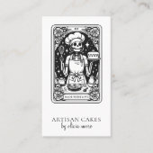 Tarot Bäcker Konditor Visitenkarte (Vorderseite)