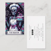 Tarot Baker Business Card Visitenkarte (Vorne/Hinten)