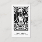 Tarot Baker Business Card Visitenkarte (Vorderseite)