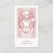 Tarot Baker Konditorei Koch Dessert Caterer Dusty Visitenkarte (Vorderseite)