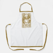 Tarot Baker Pastry Koch Gold Schürze (Vorderseite)