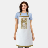 Tarot Baker Pastry Koch Gold Schürze (Getragen)